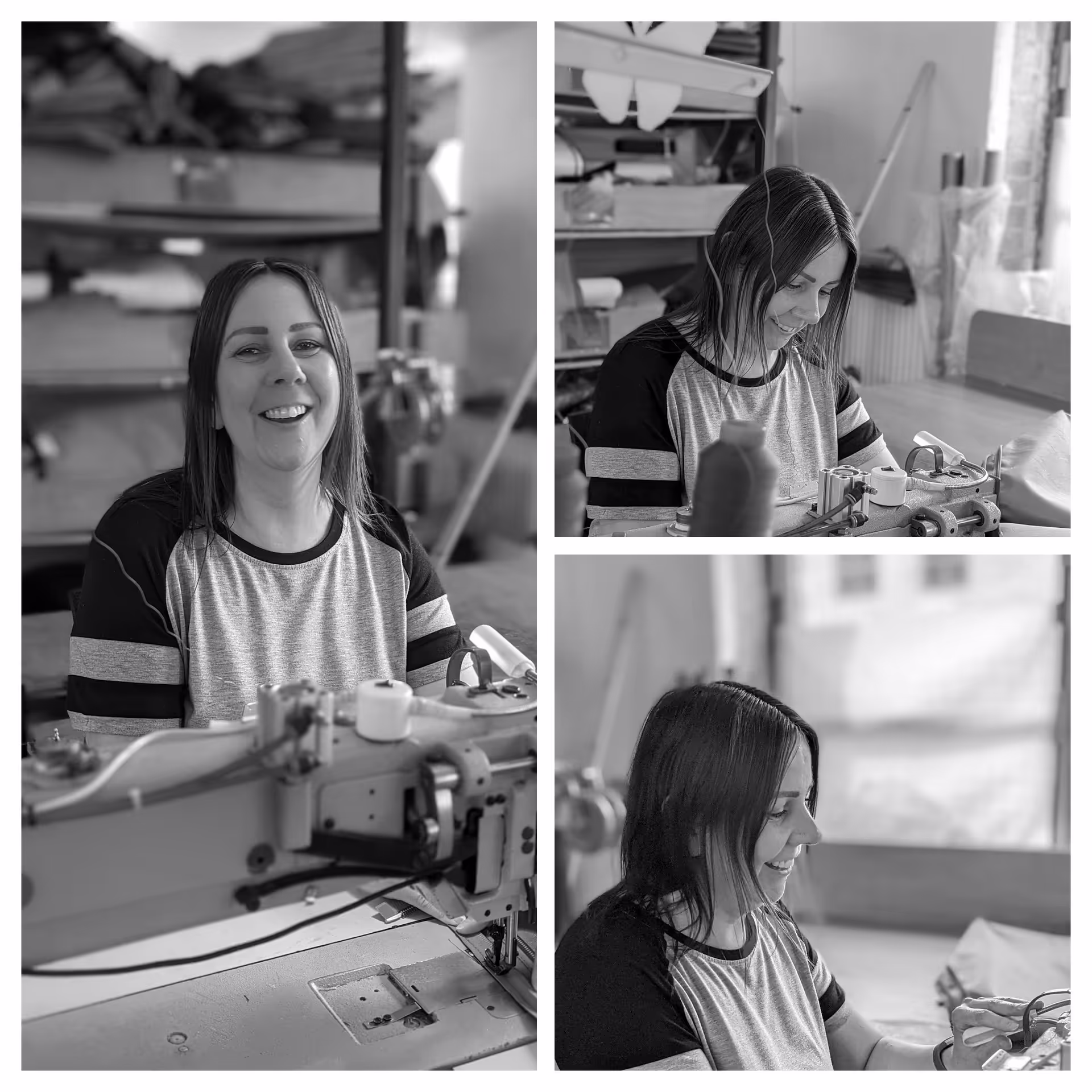 Sewing specialist fabric panels